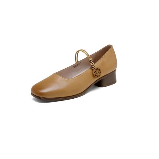 西村名物2025年春季新款舒适平底复古百搭低跟玛丽珍单鞋X25AE14251 商品图10