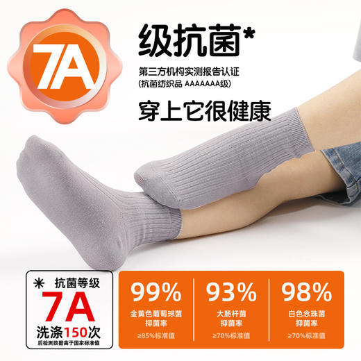 【儿童袜】花里家设计师款花小婵防臭精油袜儿童袜5双装 商品图2