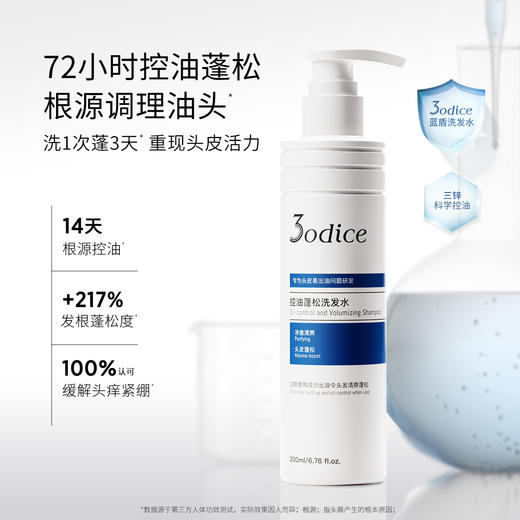 3odice三蒂丝 蓝盾洗发水油扁塌适用【中欧专属】 商品图0