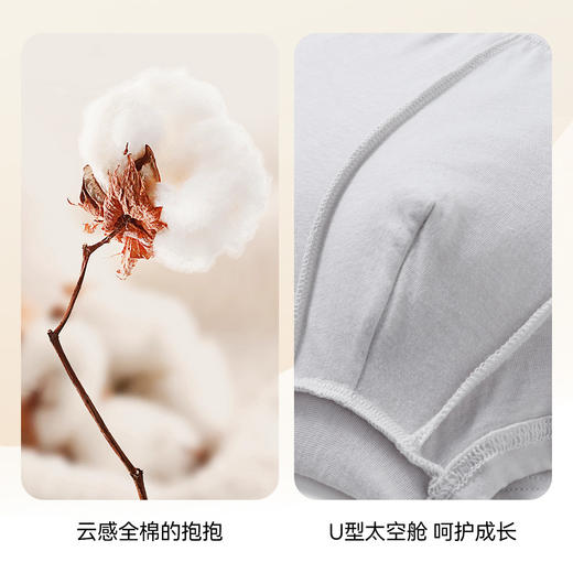 【5条福利装】男童亲子出差一次性平角内裤纯棉便携免洗日抛EO灭菌平角底裤五件装外出旅游安奈儿童装JB527193 商品图3