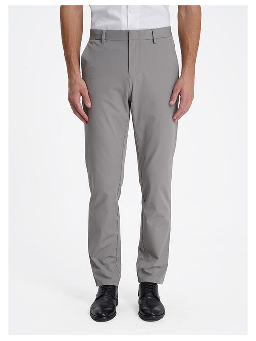 callisto水雾灰莫代尔桑蚕丝混纺休闲裤 商品图2