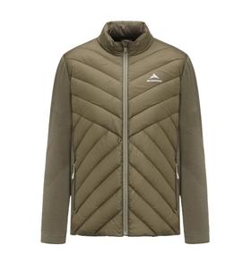 25/26SURPINE羊毛一体织拼接羽绒服 男密境棕