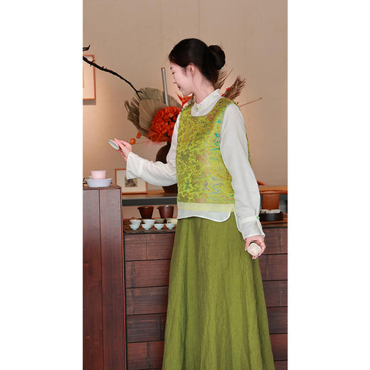 【抖音专属】新中式马甲（25704054春辰高定款） 商品图2