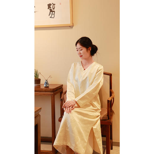 【抖音专属】新中式连衣裙（25707007素云设计师） 商品图1