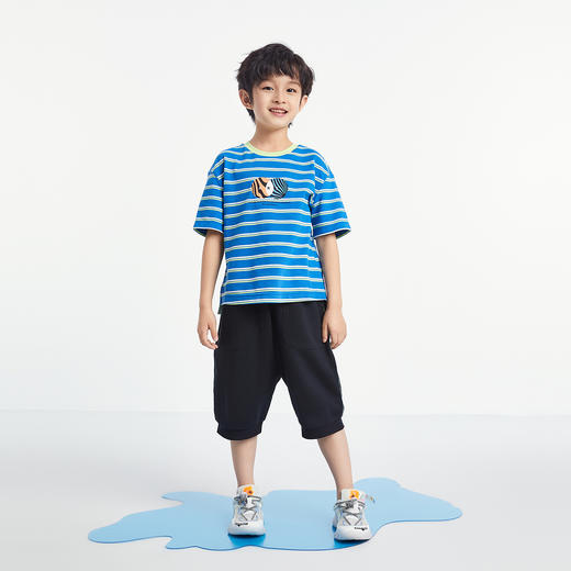 男童针织七分裤夏季新款安奈儿童装EB526122 商品图5