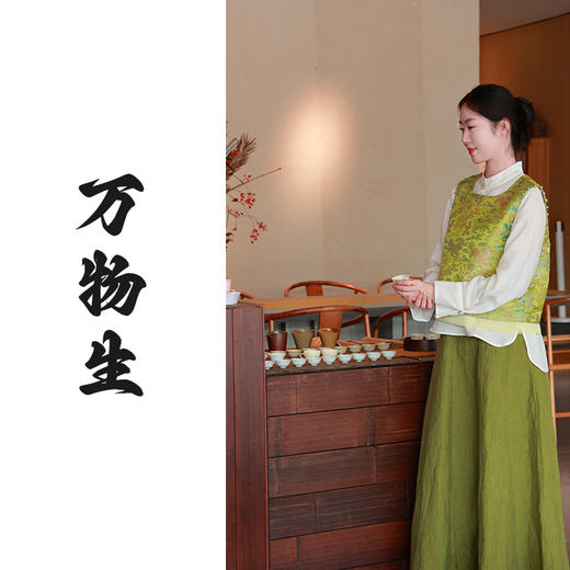 【抖音专属】新中式马甲（25704054春辰高定款） 商品图0