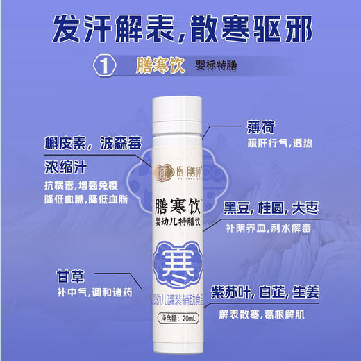 （拆盒）颐膳师膳寒饮20ml*12支 商品图2