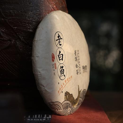 「老白鱼·2022」普洱白茶饼，野香也甜（357g） 商品图0