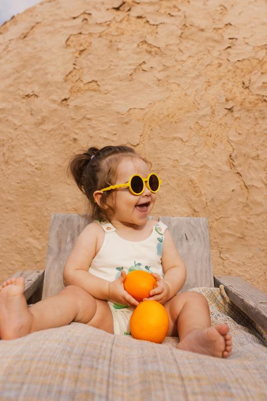 【OLIVIO&CO 】 儿童青少年及成人太阳眼镜防紫外线 偏光镜片  珊瑚&柑橘系列 商品图0