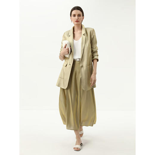 COCOBELLA[流光幻彩]奢感人丝西装春夏通勤休闲西服外套SI0005 商品图1