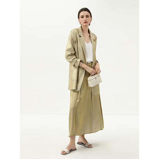 COCOBELLA[流光幻彩]奢感人丝西装春夏通勤休闲西服外套SI0005 商品图2