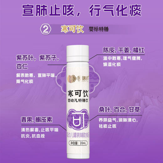 （拆盒）颐膳师寒可饮20ml*12支 商品图2