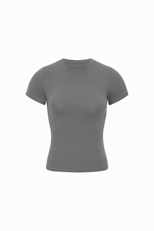 oneup塑形弹力裸感修身短袖T恤 商品图10