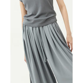 COCOBELLA精致木耳边腰头凉感休闲裤大码香蕉裤梧桐裤PA3071