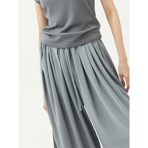 COCOBELLA精致木耳边腰头凉感休闲裤大码香蕉裤梧桐裤PA3071 商品图0