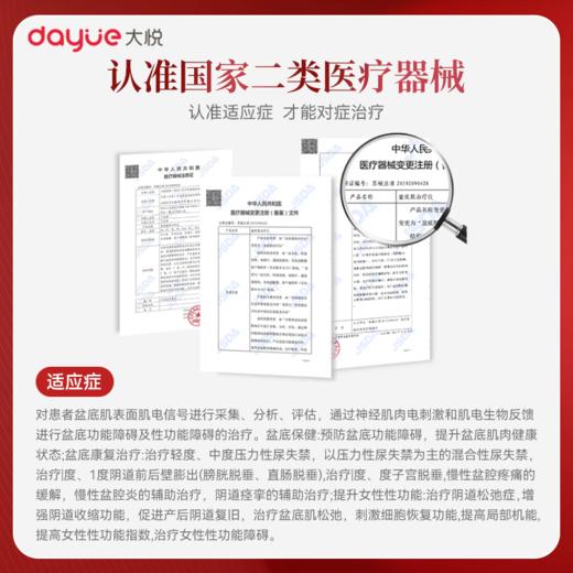 【小王独家居家产康方案】大悦盆底肌修复仪+粉丝专属赠品+产康顾问1对1指导+母婴健康电子百宝箱 私信小助理领优惠券！ 商品图2