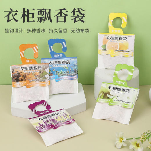 【秒杀❗️9.9抢10袋🔥挂式香袋】随意悬挂，清香怡人！薰衣草香包衣柜除味香薰香囊汽车清新衣橱卧室房间持久香气味 商品图1
