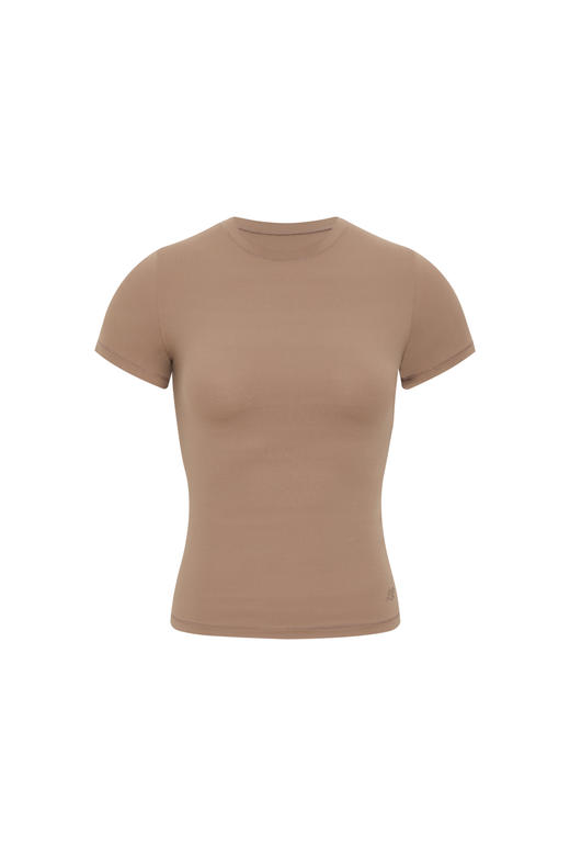 oneup塑形弹力裸感修身短袖T恤 商品图9