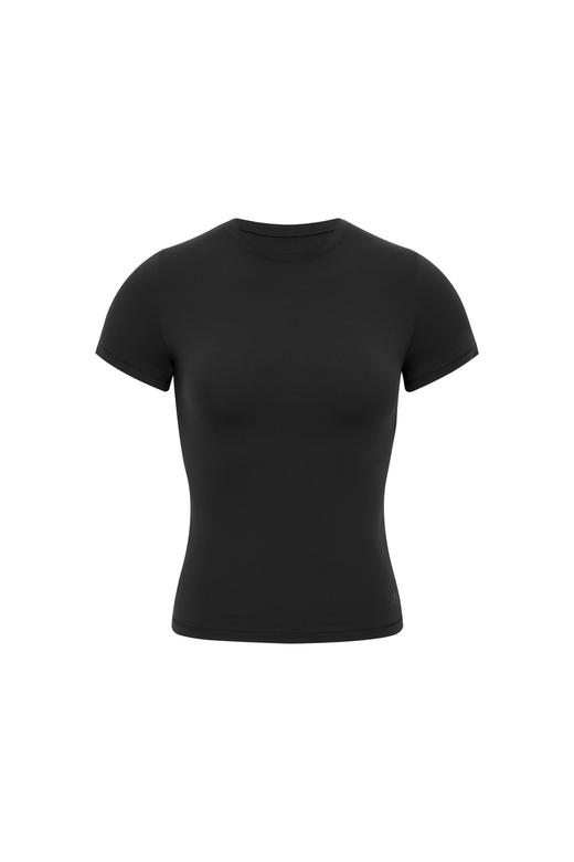 oneup塑形弹力裸感修身短袖T恤 商品图7