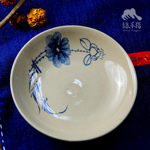 传统手绘云青陶餐具/茶具/碗/碟/杯/炖盅（易门浦贝陶）| 公平贸易 *Hand-Painted Cloud Blue Ceramics|  Fair Trade 商品图2