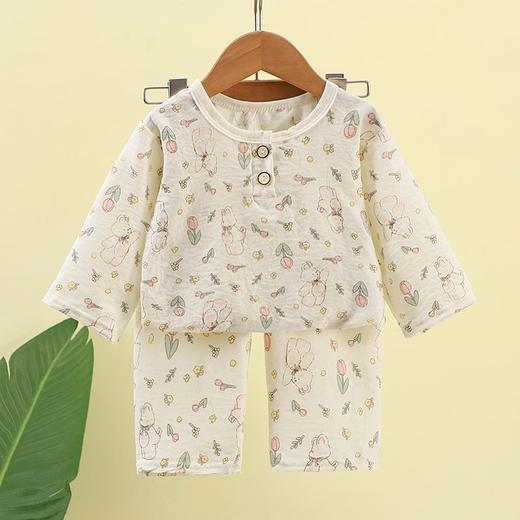 【🔥白菜价39.9/2套起】80-160码儿童春夏季家居服男童薄款睡衣中小童空调服女童休闲韩版中袖套装聚 商品图3
