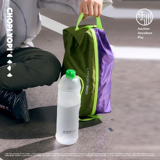 chopiyopi童装 儿童拼接防水收纳露营户外运动多用手提包 商品图3