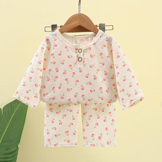 【🔥白菜价39.9/2套起】80-160码儿童春夏季家居服男童薄款睡衣中小童空调服女童休闲韩版中袖套装聚 商品图5