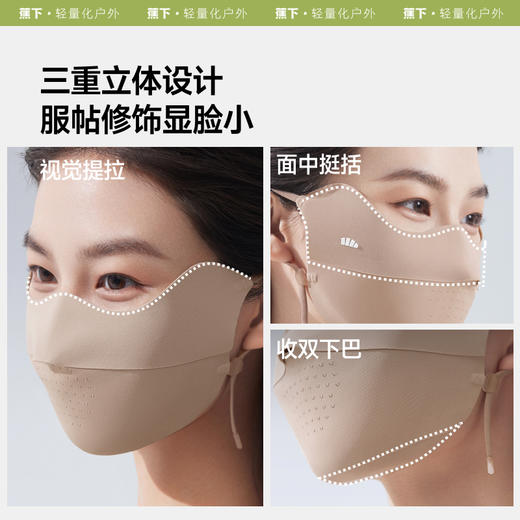 蕉下轻薄无痕护眼角防晒口罩AL203 商品图4