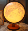 朋宸10英寸AR卫星仿古款刻度尺木触摸夜灯地球仪PC-228HS3 商品缩略图0