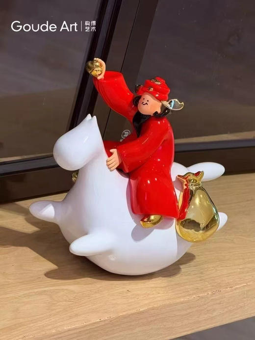 庞飞《马上发财》50cm 商品图0