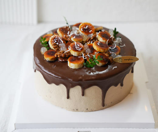 【摩卡香蕉可丽饼】风味蛋糕，海盐焦糖酱+成熟香蕉、摩卡奶油可丽卷+大师香蕉果酱 商品图0