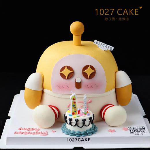 1027CAKE | 蛋仔派对 (小蛋糕上的蜡烛随机搭配） 商品图0
