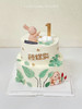 小兔子周岁双层蛋糕 商品缩略图0