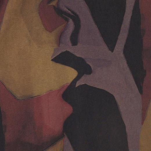 T2605夏季新款时尚个性美式抽象撞色圆领短袖T恤小众设计高级感上衣 商品图3