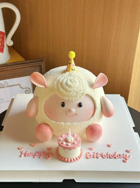dongdong羊，可爱蛋糕，提前48小时预定