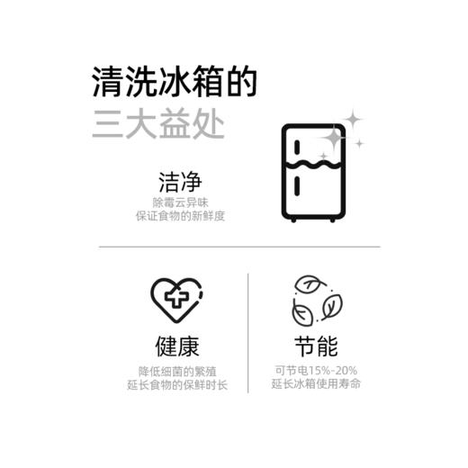 【家电清洗】冰箱清洗服务 有效治理细菌异味 双门/三门对开门冰箱 商品图3