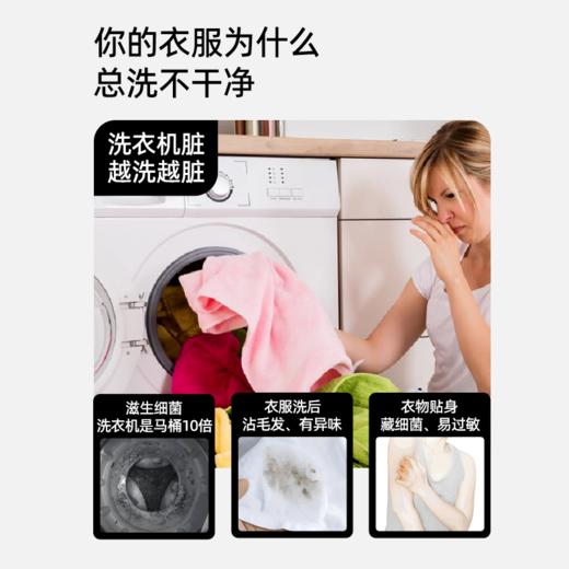 【家电清洗】 洗衣机清洗服务 清污除菌 祛异味 高温消毒高压冲洗  自营员工服务 2024年广州市家政服务信用等级5A企业 商品图2