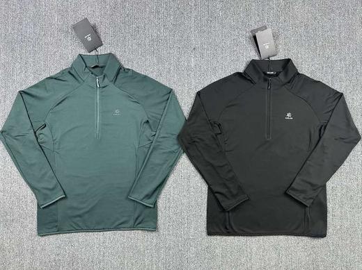 现货卖完就没了 KLS立领半拉链抓绒户外长袖，版型合体 运动剪裁 商品图0