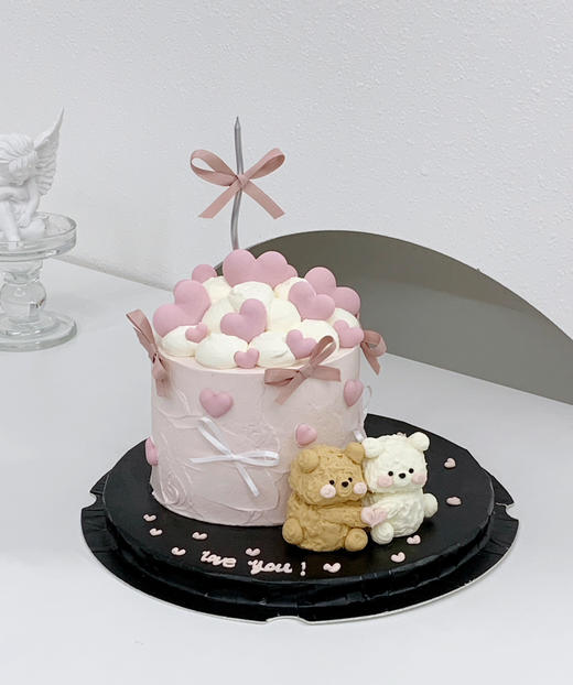 情侣周年纪念日生日蛋糕 商品图0