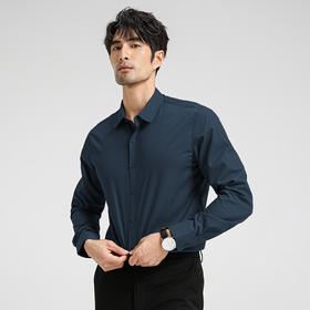 SIMU春夏轻奢免烫衬衫 商务休闲两不误 易打理抗皱衬衫