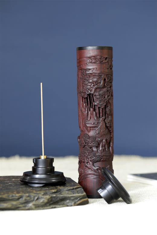 琴棋书画°大款&中款酸枝香筒 商品图7