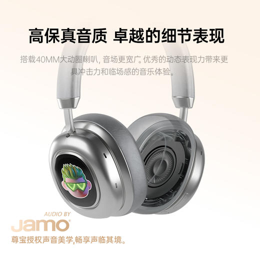 MorrorArt 无线蓝牙显示耳机 X1 头戴式高颜值降噪无线耳机送礼物 商品图3