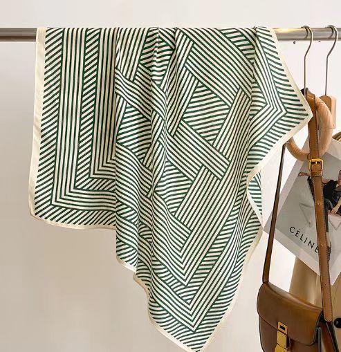 FS竹纤维女士时尚印花竹棉大方巾036 商品图6