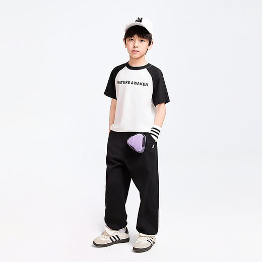 男女童短袖SORONA凉感针织衫夏季新款安奈儿童装EM521061 商品图6