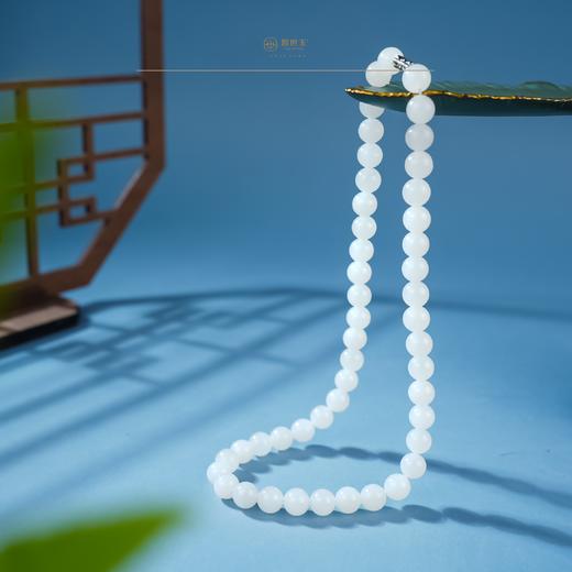 「一口价」【雅韵清透·伍】白玉圆珠项链 商品图4