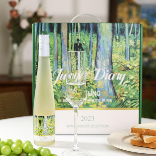 丛林日记雷司令半甜白葡萄酒 375ml*4瓶礼盒装 商品图0