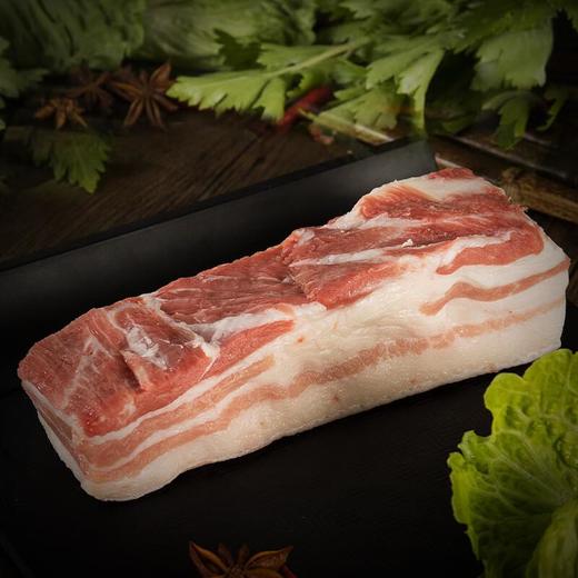 看得见的放心黑猪带皮五花肉块350g 商品图3