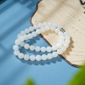「一口价」【雅韵清透·伍】白玉圆珠项链