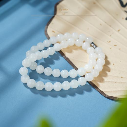 「一口价」【雅韵清透·伍】白玉圆珠项链 商品图0