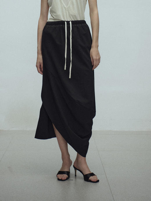 VC｜SS25016 Shanti bold skirt   [半身裙 黑 ] 商品图9